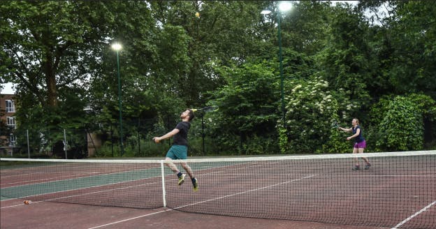 What are the different tennis shots?